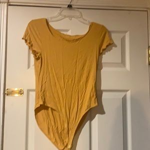 Yellow bodysuit